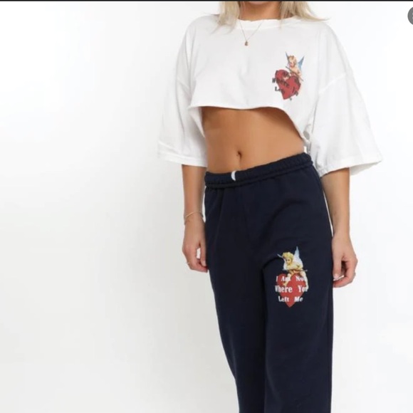 Boys Lie I Am Not Where You Left Me crop tee - Picture 3 of 9